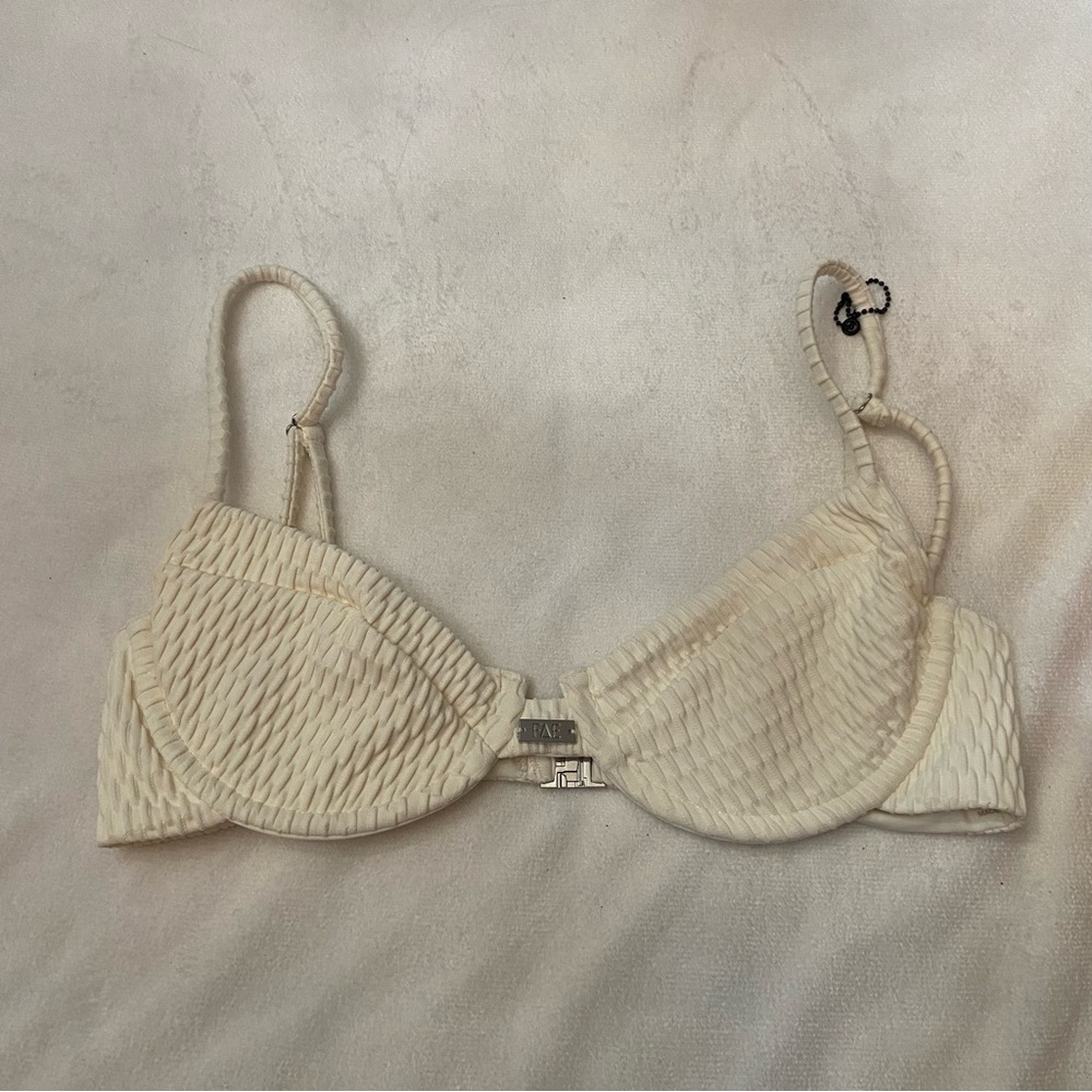 New! FAE x free people Chic Cream Bikini Top 1193